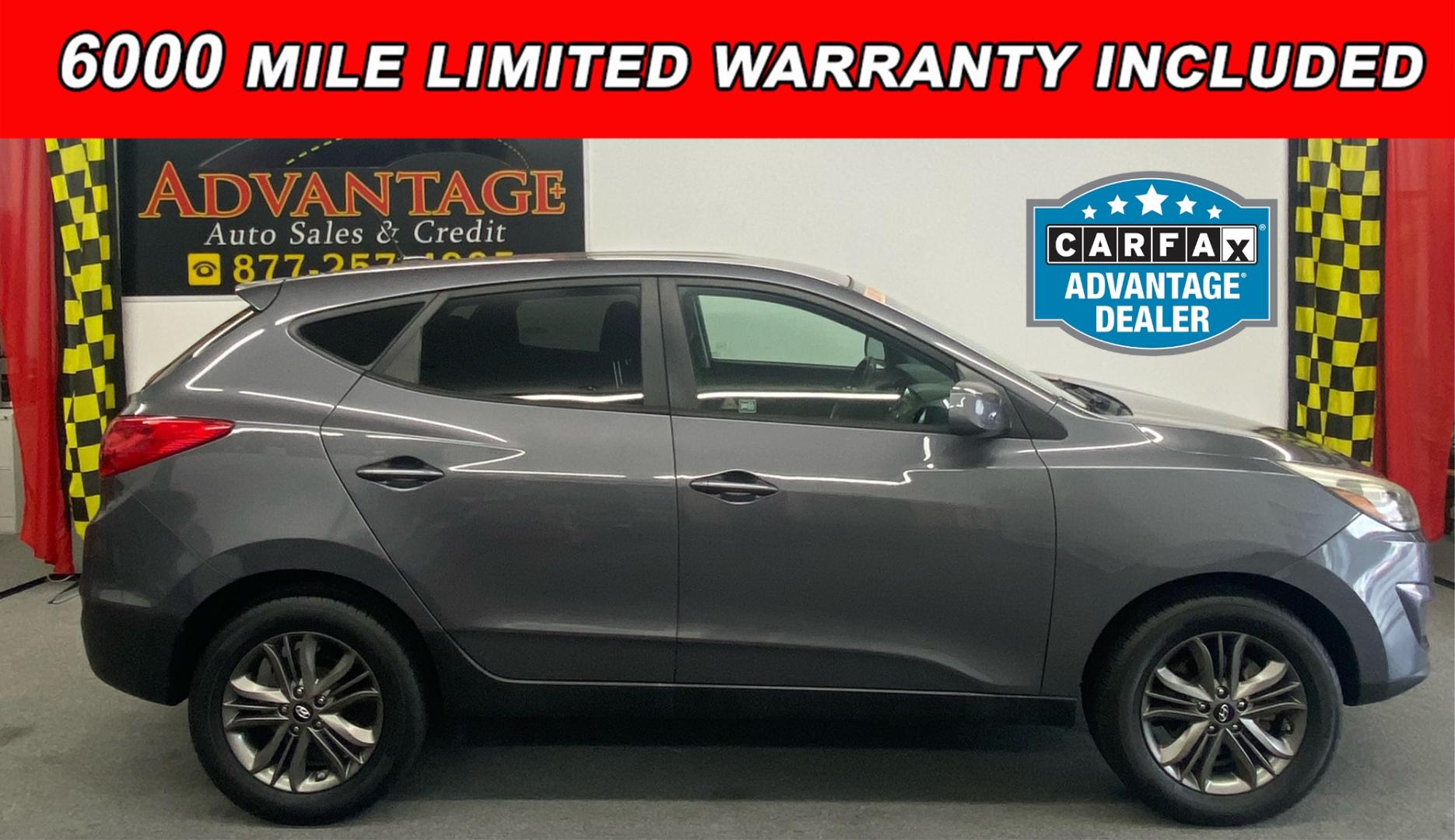 2015 BLACK /GRAY Hyundai Tucson SE FWD (KM8JT3AF5FU) with an 2.0L L4 DOHC 16V engine, 6-Speed Automatic transmission, located at 533 S West End Blvd., Quakertown, PA, 18951, (877) 257-4995, 40.343994, -75.303604 - Photo#0