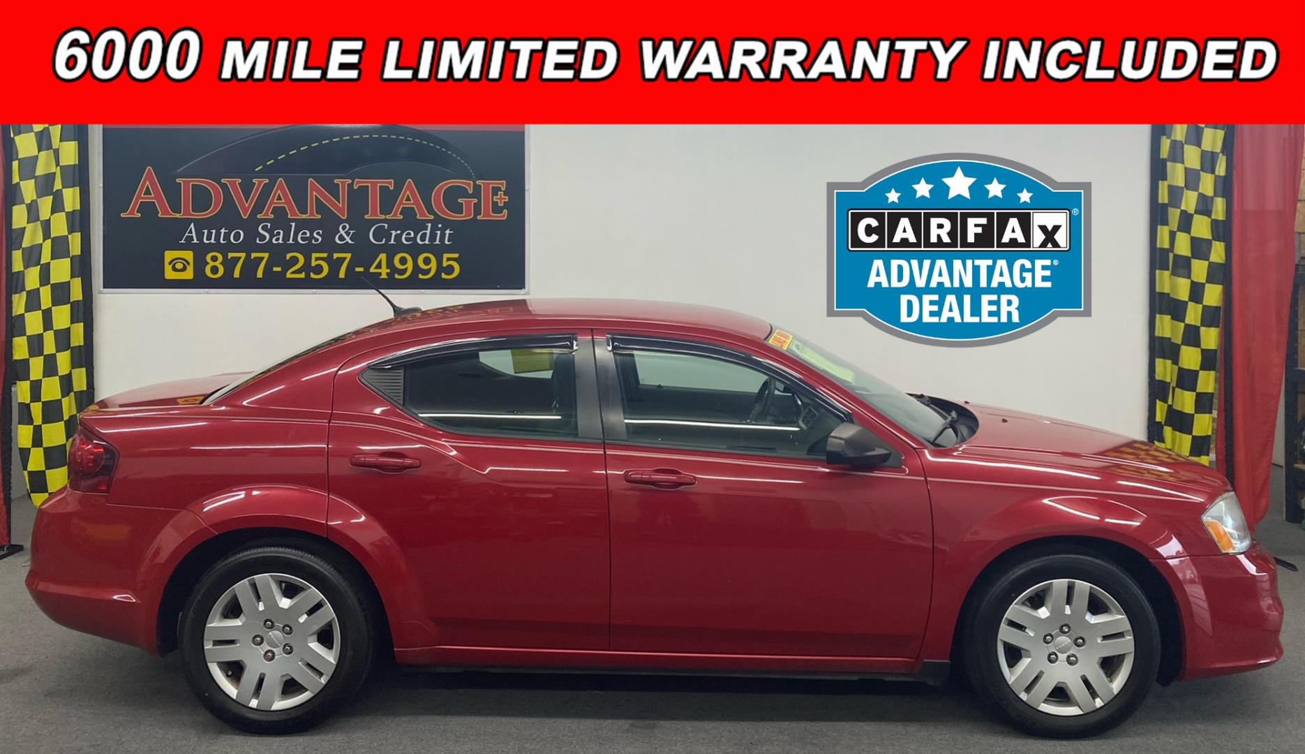 2014 RED /BLACK Dodge Avenger (1C3CDZAB9EN) , located at 533 S West End Blvd., Quakertown, PA, 18951, (877) 257-4995, 40.343994, -75.303604 - INCLUDED IN THE SALE PRICE OF EVERY VEHICLE: 48 Hour Money Back Guarantee 6 Month - 6,000 Mile Warranty Brand New PA State Inspection & Emission $10 Oil Changes for the Life of the Loan Complete CARFAX - Photo#0