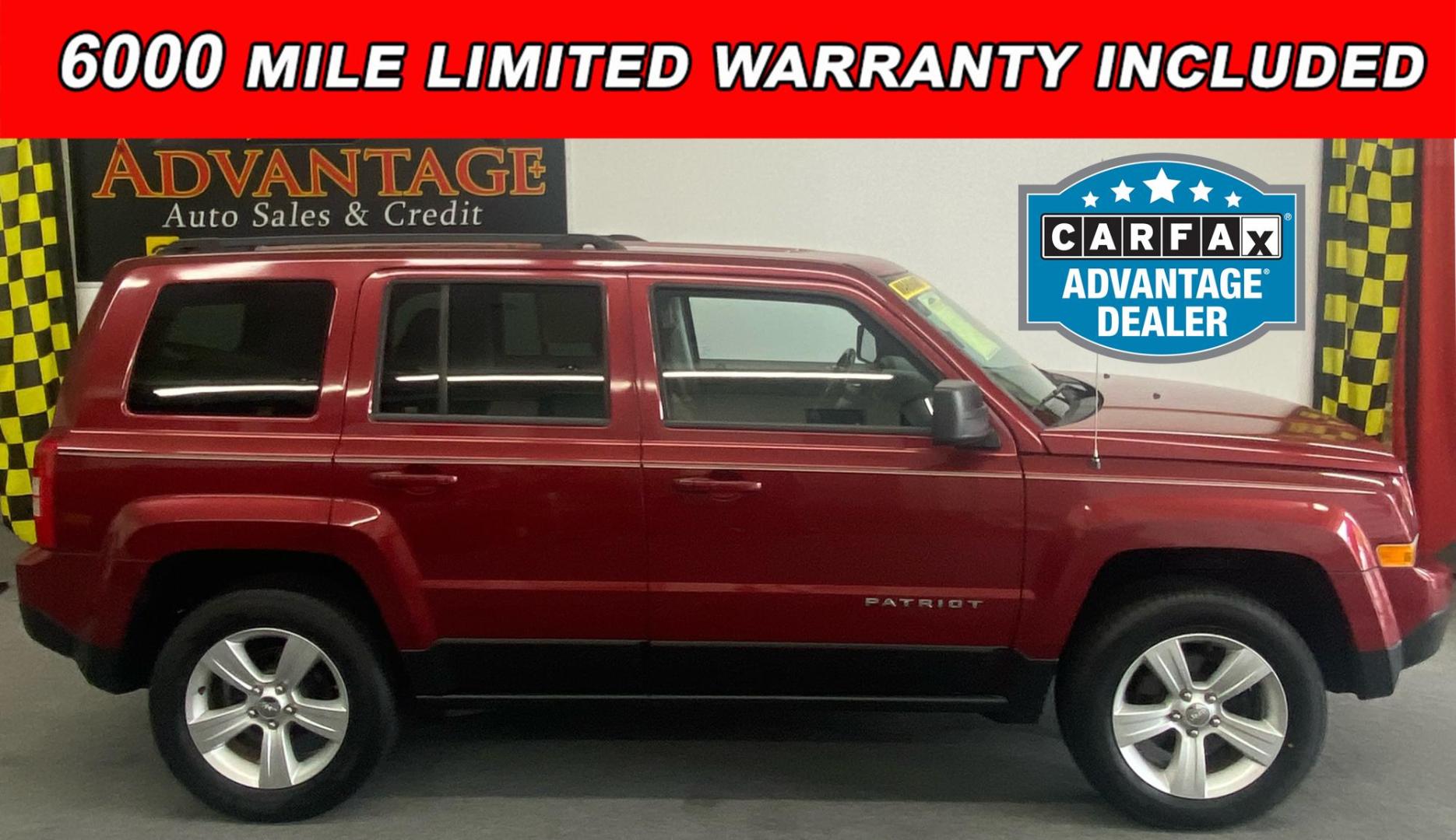 2013 RED /Tan Jeep Patriot Latitude 4WD (1C4NJRFB1DD) with an 2.4L L4 DOHC 16V engine, located at 533 S West End Blvd., Quakertown, PA, 18951, (877) 257-4995, 40.343994, -75.303604 - Photo#0