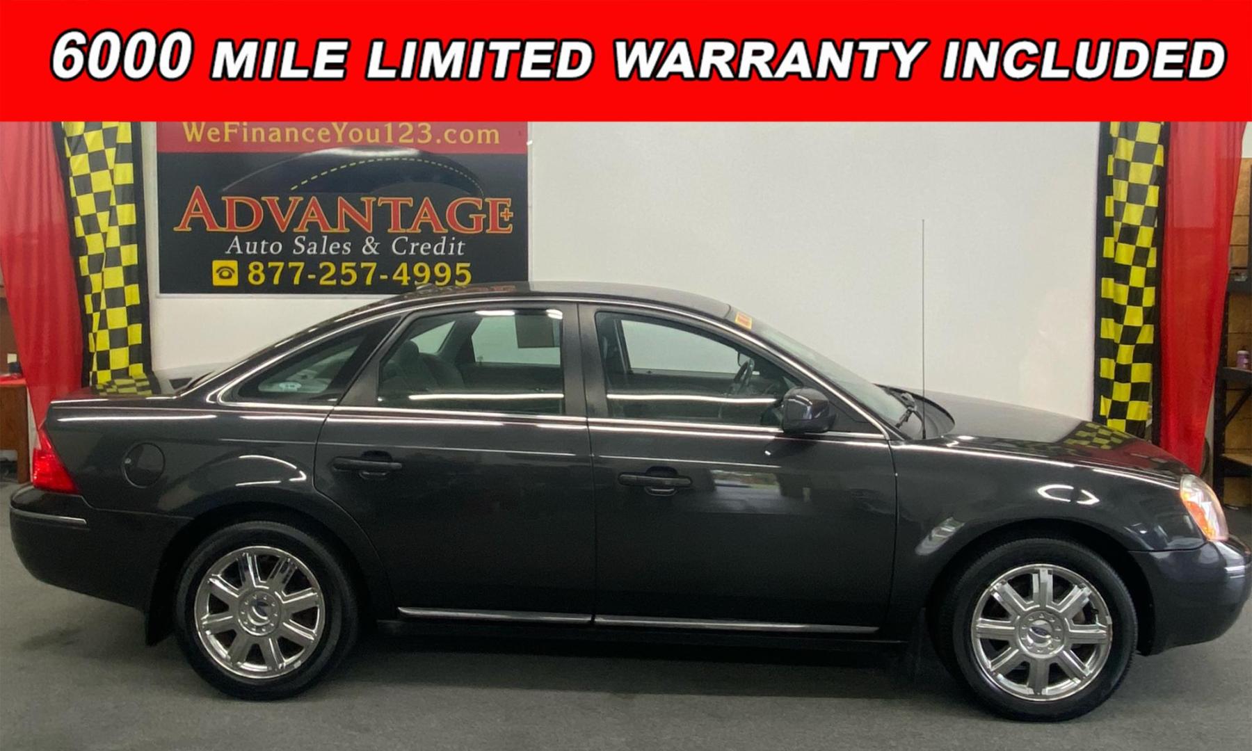 2007 BLACK /Tan Ford Five Hundred SEL AWD (1FAHP27197G) with an 3.0L V6 DOHC 24V engine, CVT transmission, located at 533 S West End Blvd., Quakertown, PA, 18951, (877) 257-4995, 40.343994, -75.303604 - INCLUDED IN THE SALE PRICE OF EVERY VEHICLE: 48 Hour Money Back Guarantee 6 Month - 6,000 Mile Warranty Brand New PA State Inspection & Emission $10 Oil Changes for the Life of the Loan Complete CARFAX - Photo#0