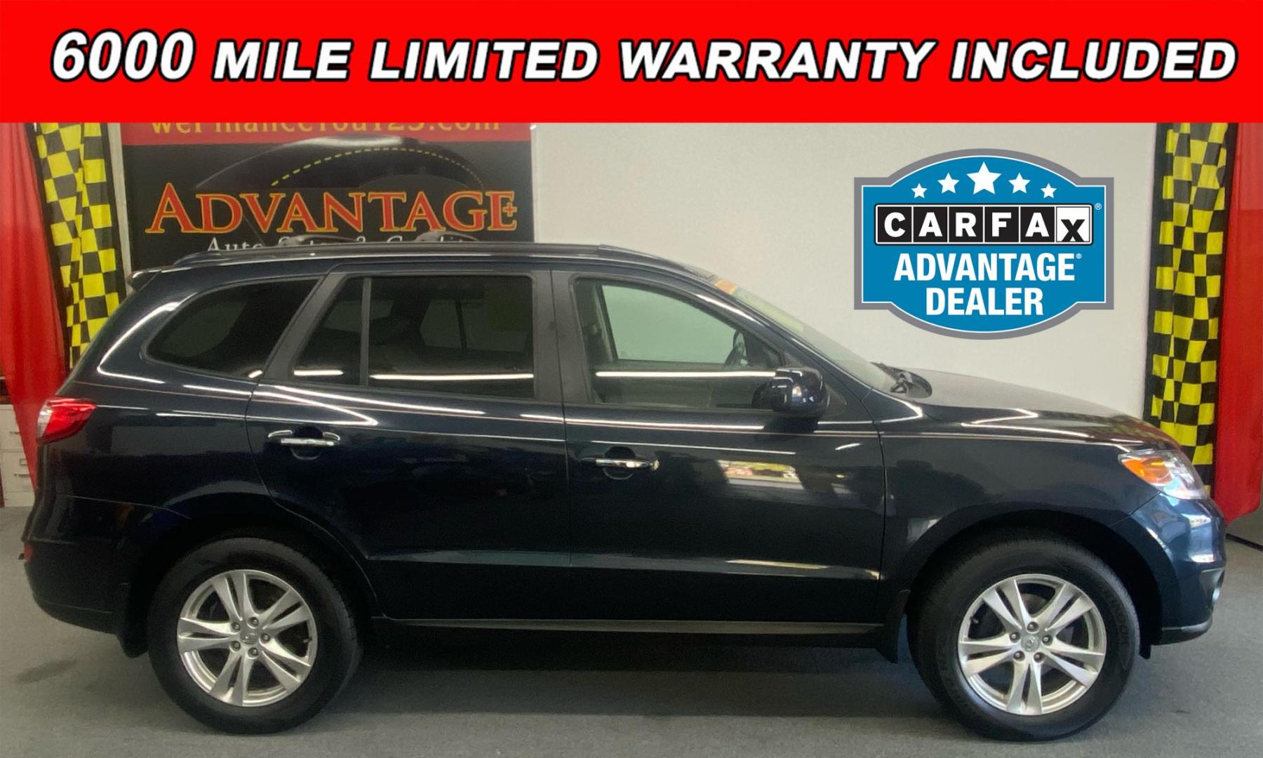 2012 BLUE /Tan Hyundai Santa Fe Limited 3.5 4WD (5XYZKDAG3CG) with an 3.5L V6 DOHC 24V engine, 6-Speed Automatic transmission, located at 533 S West End Blvd., Quakertown, PA, 18951, (877) 257-4995, 40.343994, -75.303604 - INCLUDED IN THE SALE PRICE OF EVERY VEHICLE: 48 Hour Money Back Guarantee 6 Month - 6,000 Mile Warranty Brand New PA State Inspection & Emission $10 Oil Changes for the Life of the Loan Complete CARFAX - Photo#0