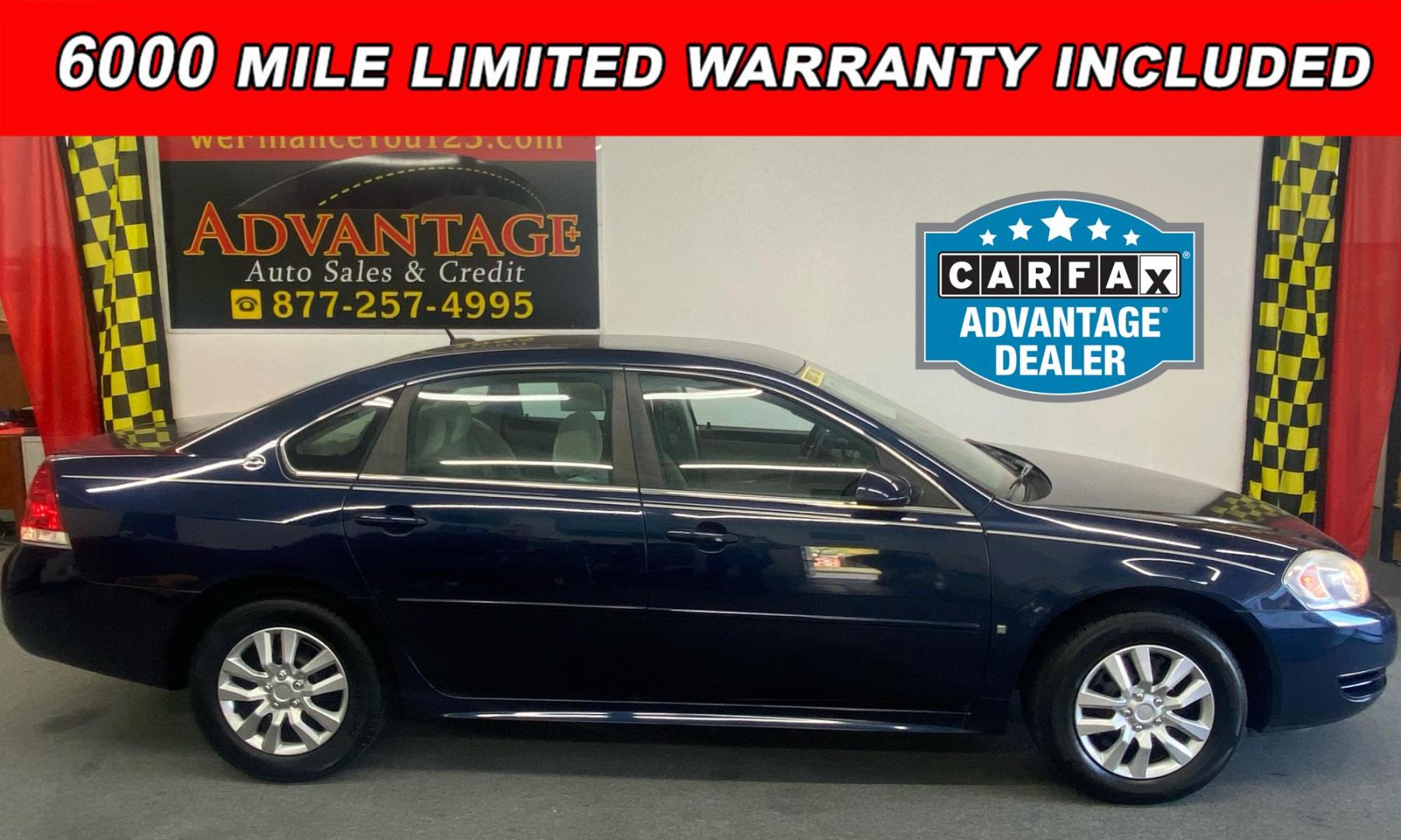 2009 BLUE /Tan Chevrolet Impala LS (2G1WB57K191) with an 3.5L V6 OHV 16V FFV engine, 4-Speed Automatic transmission, located at 533 S West End Blvd., Quakertown, PA, 18951, (877) 257-4995, 40.343994, -75.303604 - Photo#0