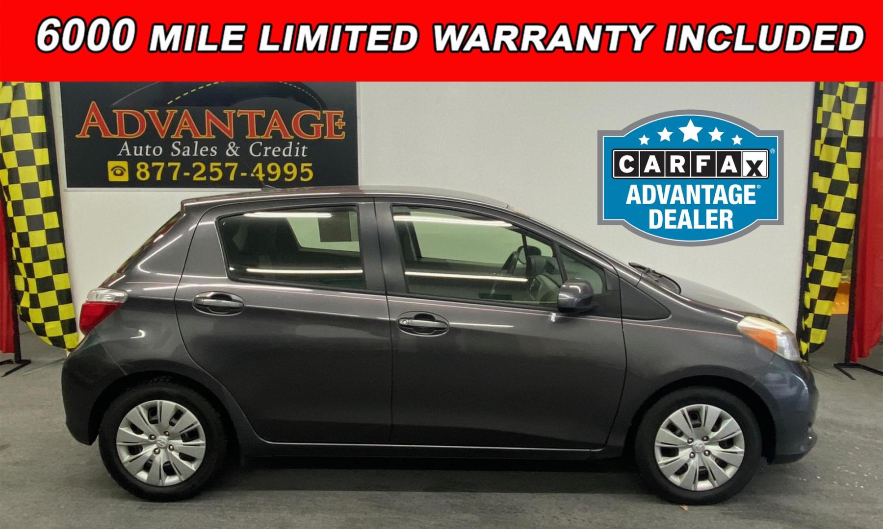 2012 BLACK /Black Toyota Yaris L 5-Door AT (JTDKTUD30CD) with an 1.5L L4 DOHC 16V engine, 4-Speed Automatic transmission, located at 533 S West End Blvd., Quakertown, PA, 18951, (877) 257-4995, 40.343994, -75.303604 - INCLUDED IN THE SALE PRICE OF EVERY VEHICLE: 48 Hour Money Back Guarantee 6 Month - 6,000 Mile Warranty Brand New PA State Inspection & Emission $10 Oil Changes for the Life of the Loan Complete CARFAX - Photo#0