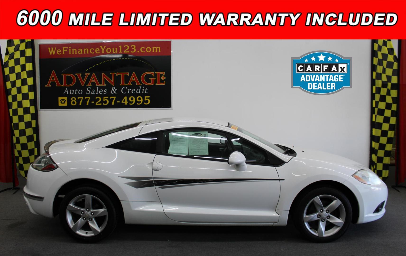 2009 WHITE /Black Mitsubishi Eclipse GS (4A3AK24F99E) with an 2.4L L4 SOHC 16V engine, located at 533 S West End Blvd., Quakertown, PA, 18951, (877) 257-4995, 40.343994, -75.303604 - INCLUDED IN THE SALE PRICE OF EVERY VEHICLE: 48 Hour Money Back Guarantee 6 Month - 6,000 Mile Warranty Brand New PA State Inspection & Emission $10 Oil Changes for the Life of the Loan Complete CARFAX - Photo#0