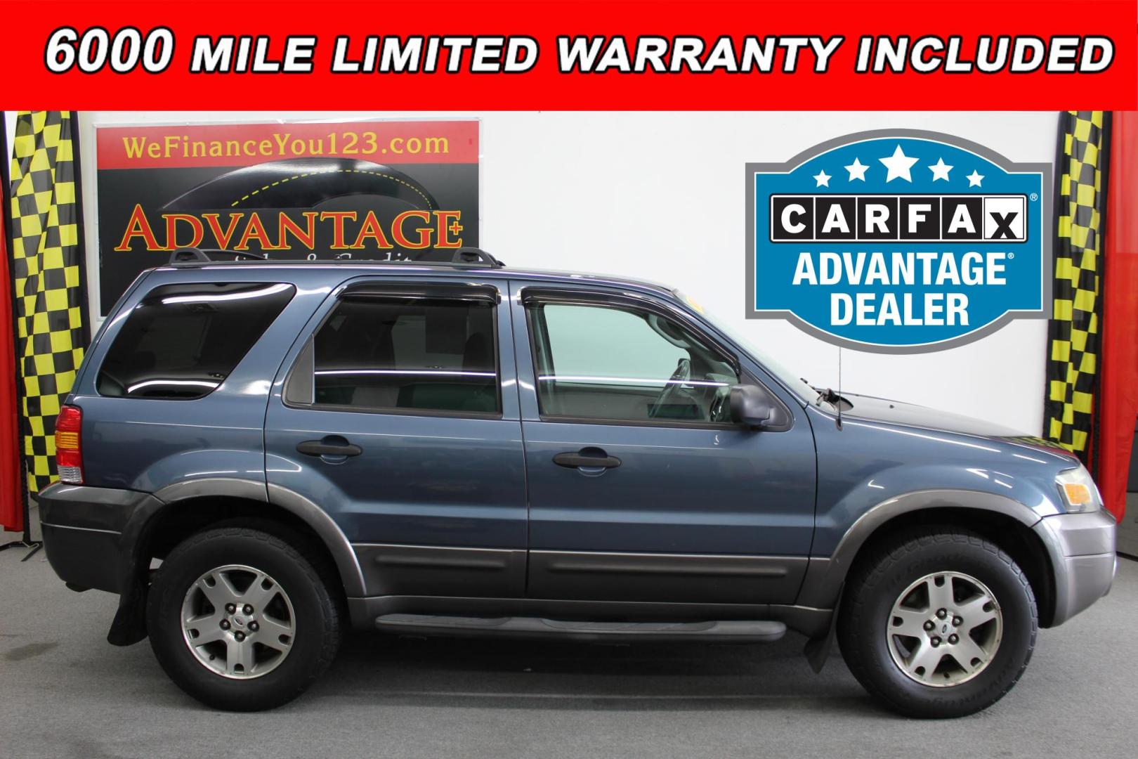 2005 Blue /GRAY Ford Escape XLT 4WD (1FMYU93195K) with an 3.0L V6 DOHC 24V engine, 4-Speed Automatic Overdrive transmission, located at 533 S West End Blvd., Quakertown, PA, 18951, (877) 257-4995, 40.343994, -75.303604 - INCLUDED IN THE SALE PRICE OF EVERY VEHICLE: 48 Hour Money Back Guarantee 6 Month - 6,000 Mile Warranty Brand New PA State Inspection & Emission $10 Oil Changes for the Life of the Loan Complete CARFAX - Photo#0